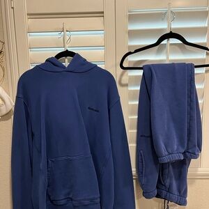 Madhappy Blue Hoodie and Sweatpants Set